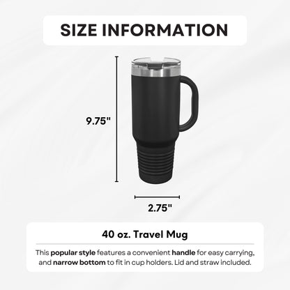 Polar Camel Personalized Travel Mug - 40 oz.